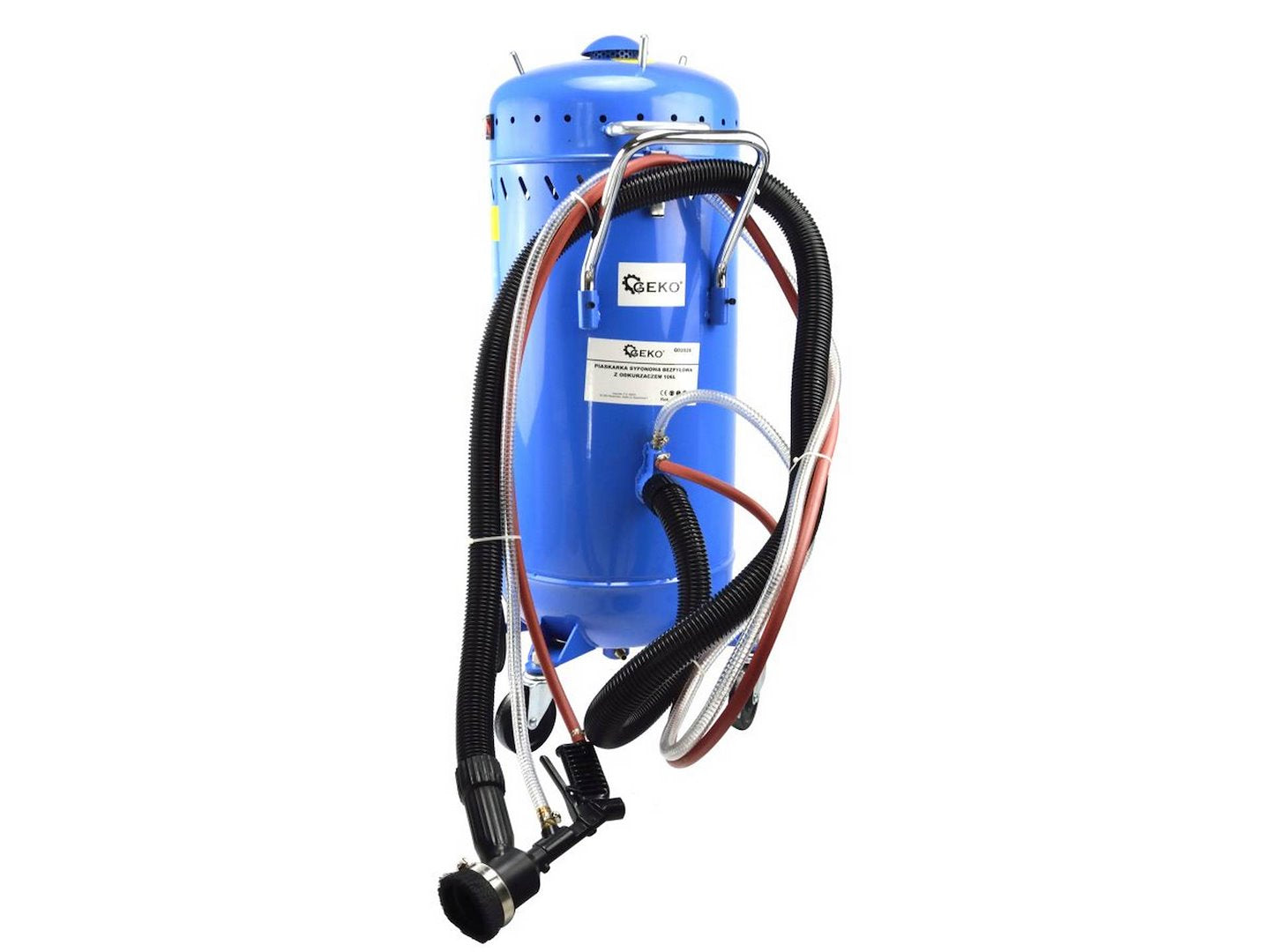 106 L Dust-Free Sand Blaster with Vacuum