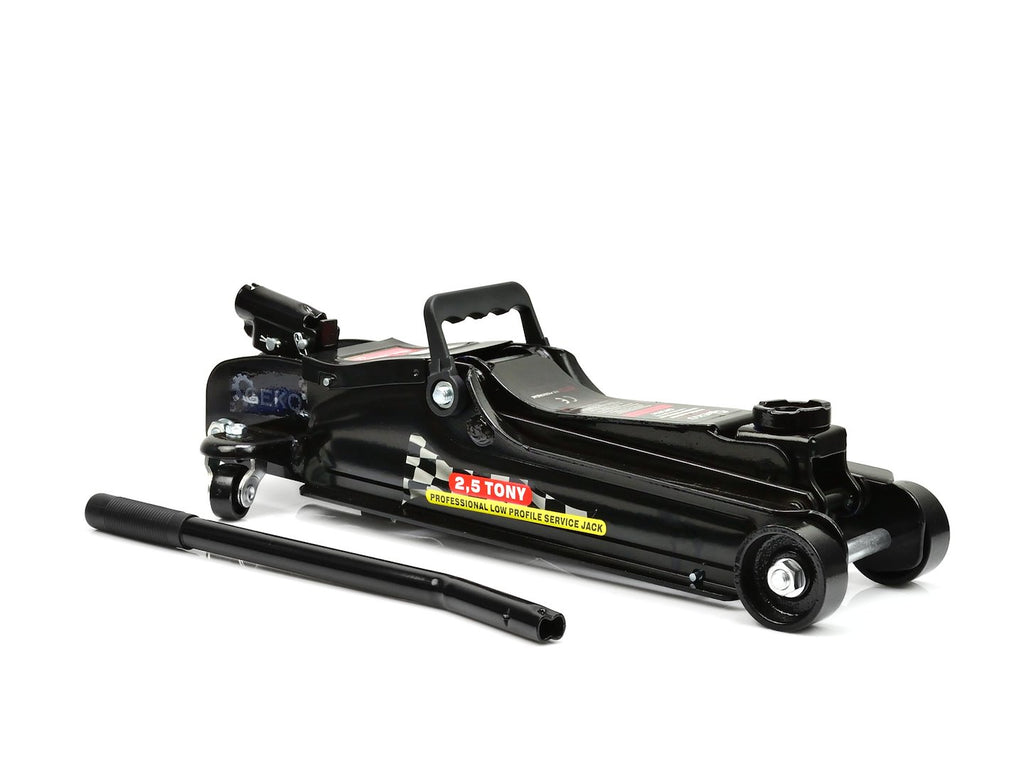 2.5 t Low-Profile Service Trolley Jack with 360° Rotating Swivel Handle