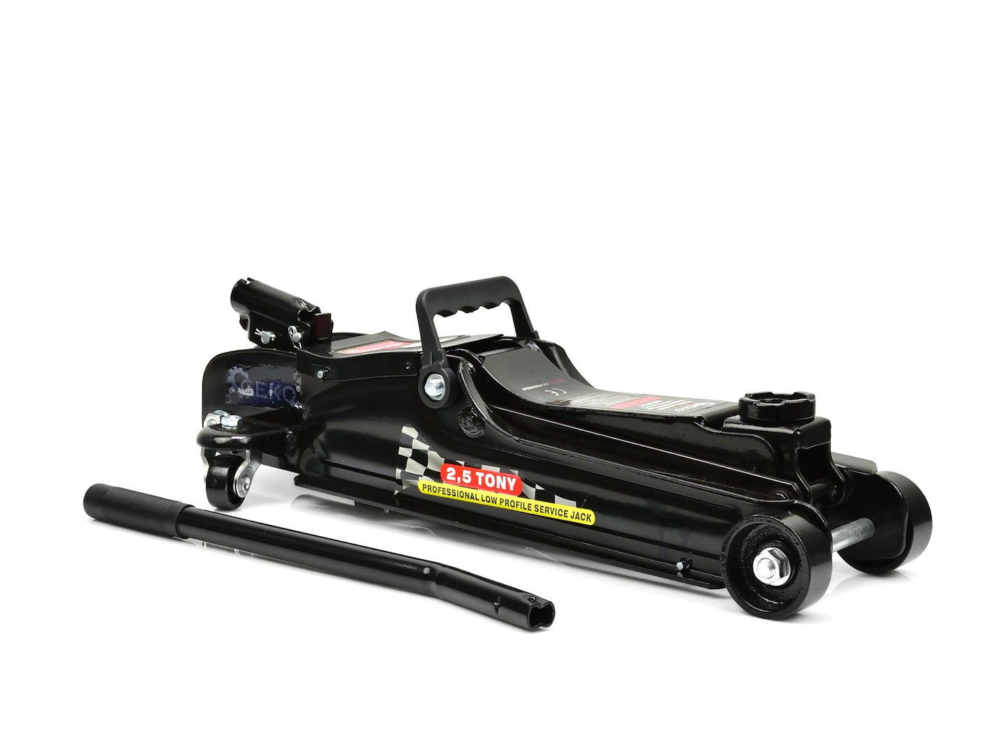 2.5 t Low-Profile Service Trolley Jack with 360° Rotating Swivel Handle