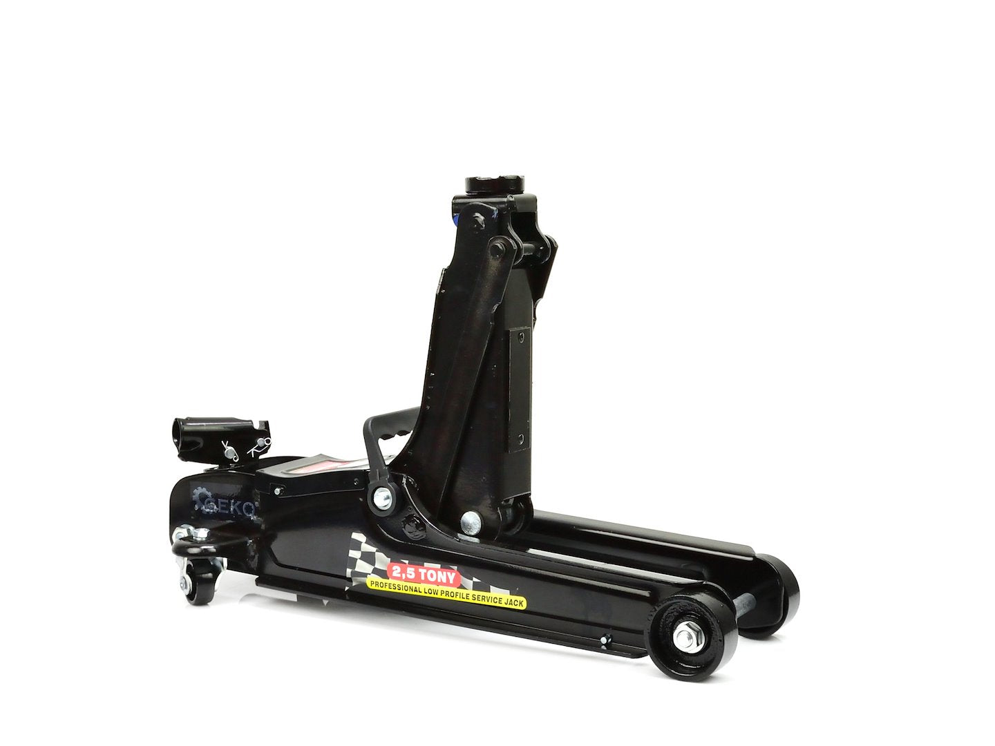 2.5 t Low-Profile Service Trolley Jack with 360° Rotating Swivel Handle