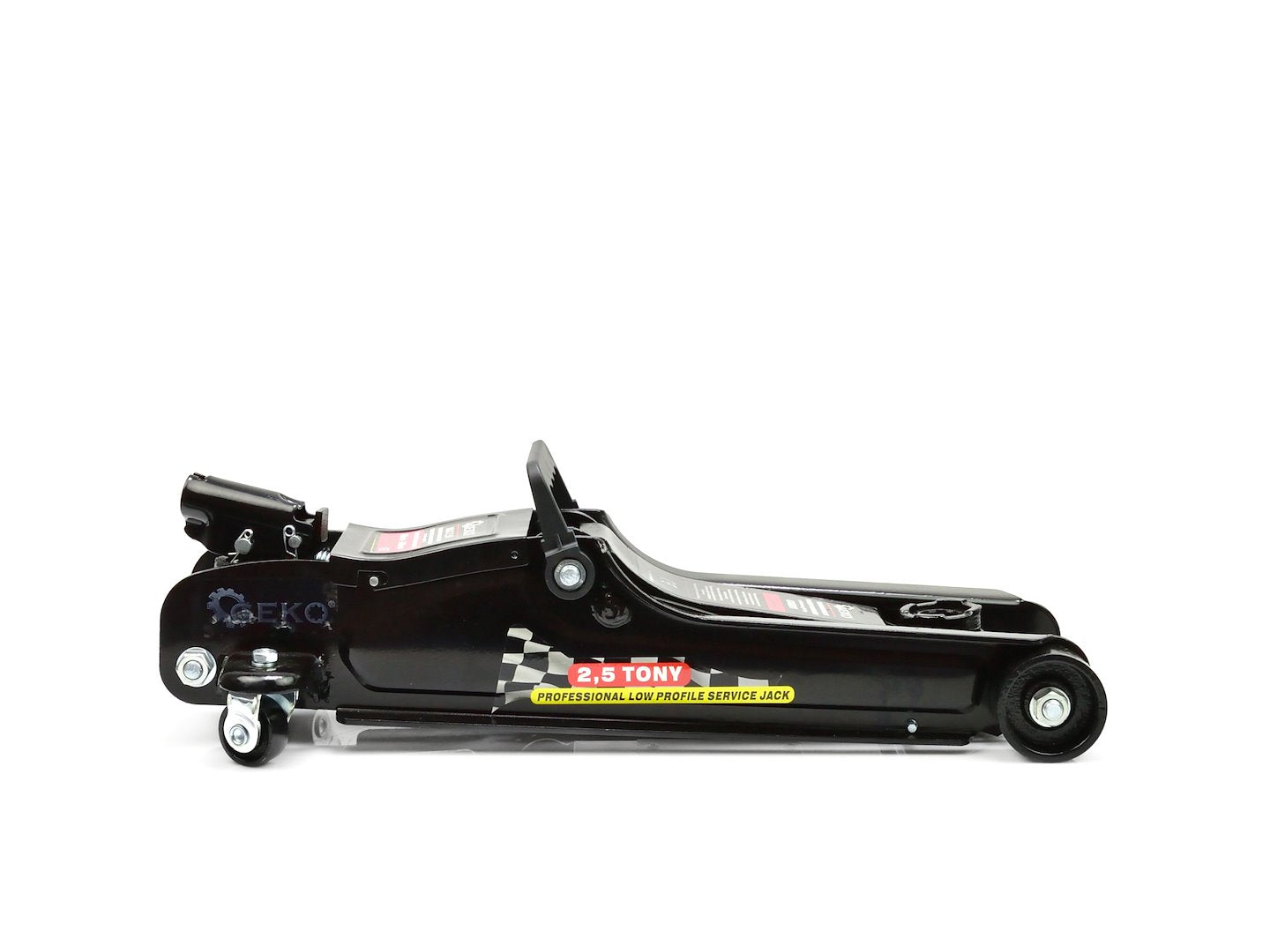 2.5 t Low-Profile Service Trolley Jack with 360° Rotating Swivel Handle