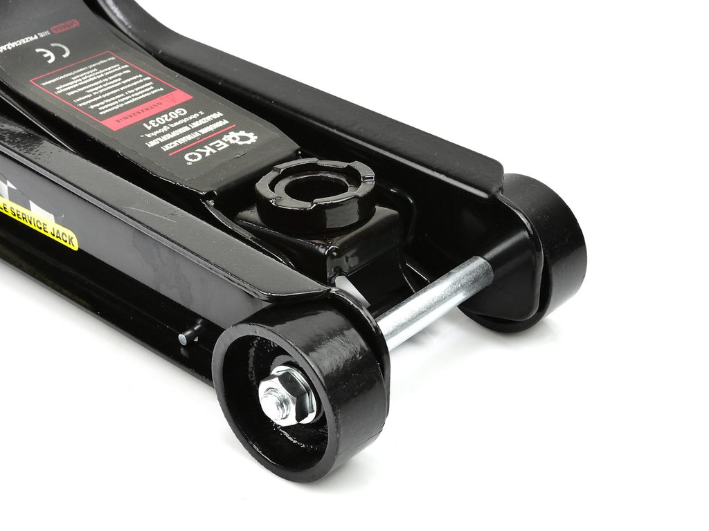 2.5 t Low-Profile Service Trolley Jack with 360° Rotating Swivel Handle