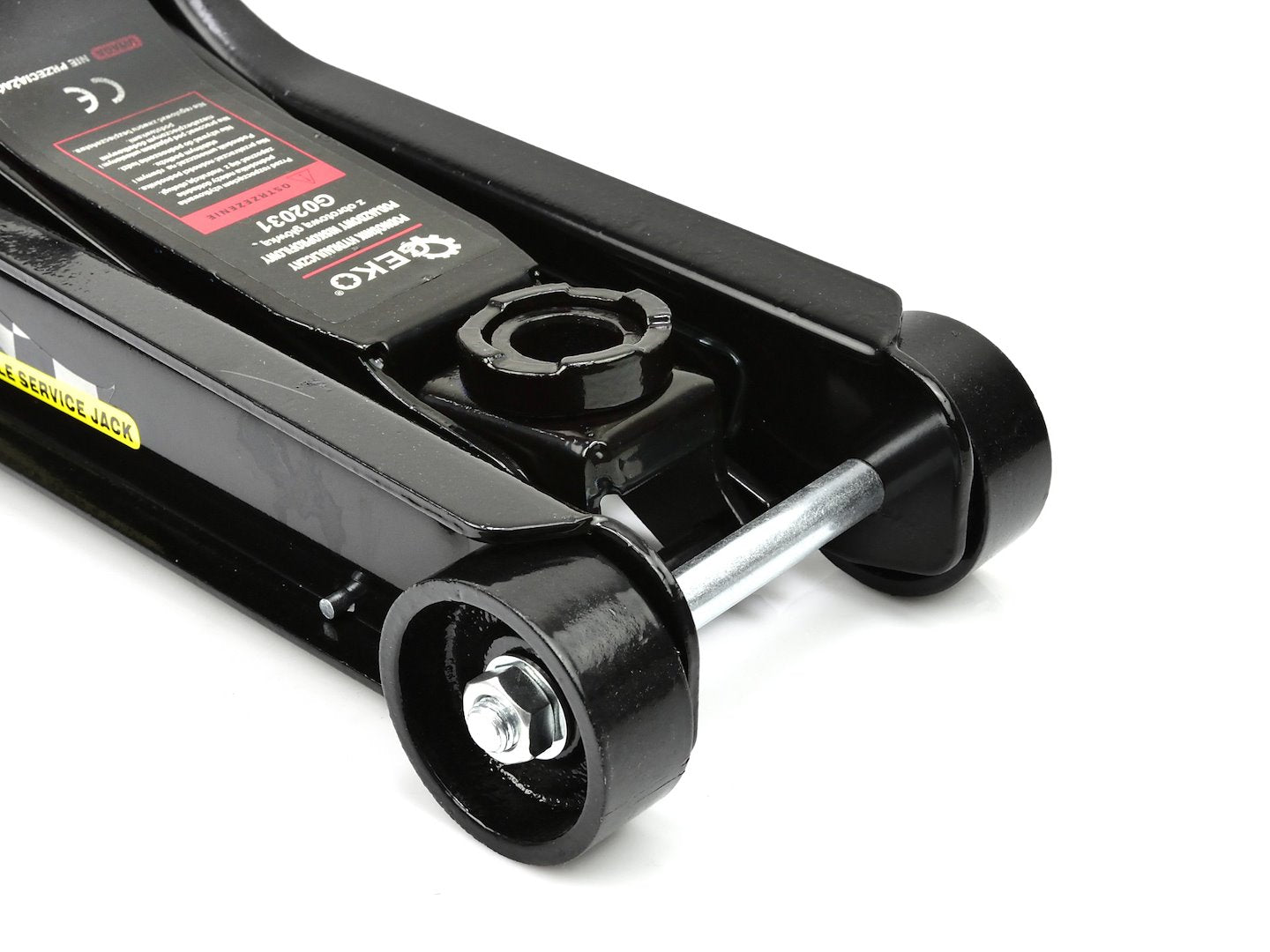2.5 t Low-Profile Service Trolley Jack with 360° Rotating Swivel Handle