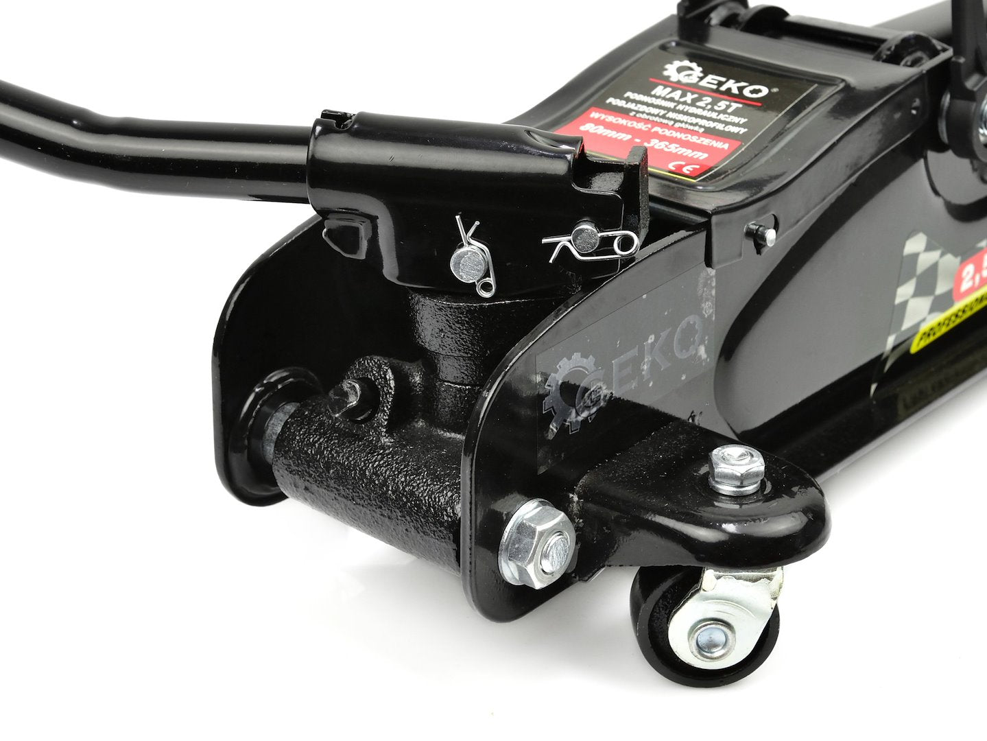 2.5 t Low-Profile Service Trolley Jack with 360° Rotating Swivel Handle