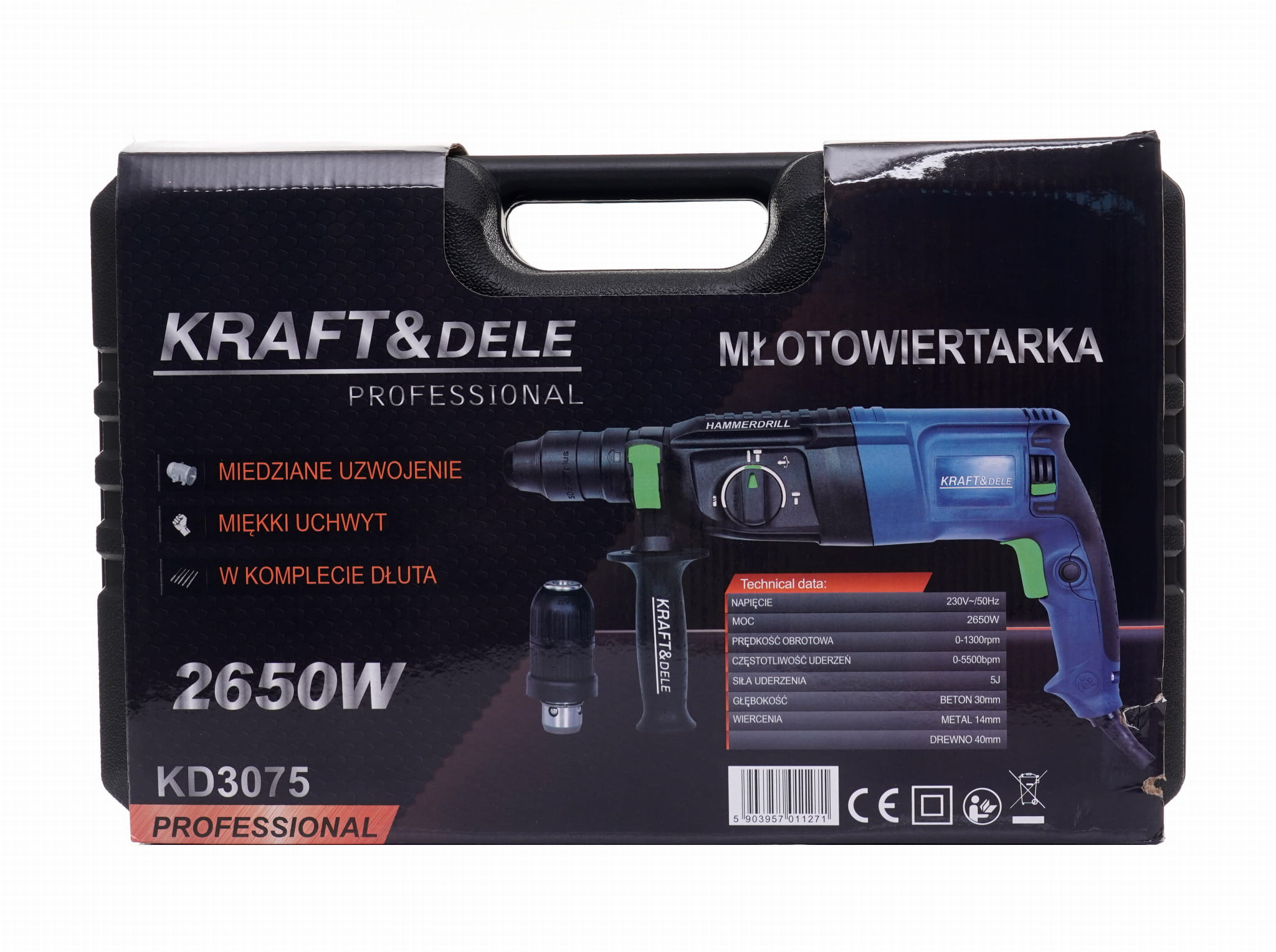 ROTARY HAMMER 2650W KD3075