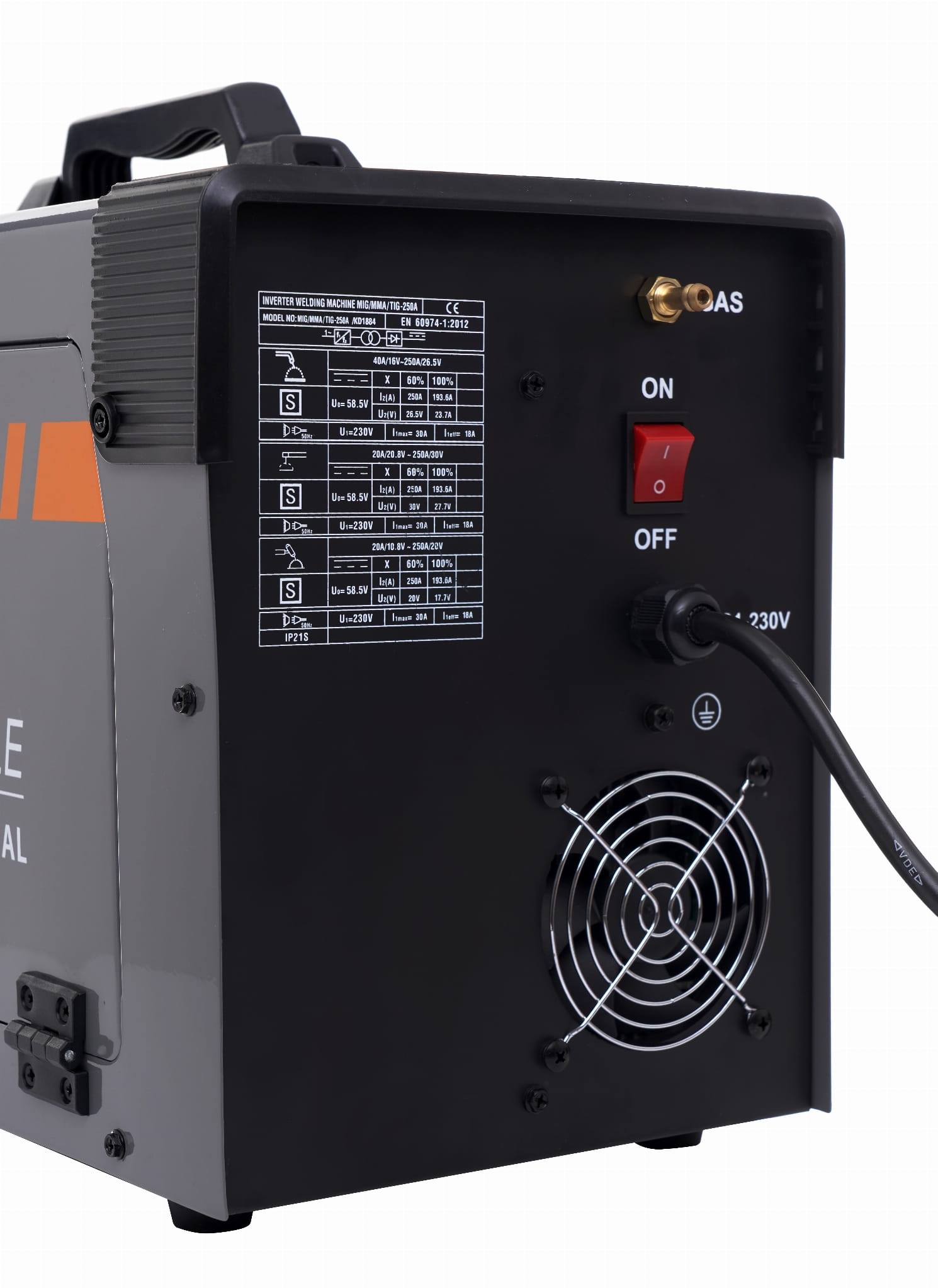 MIG/MMA/TIG WELDER-250A KD1884 (E4)