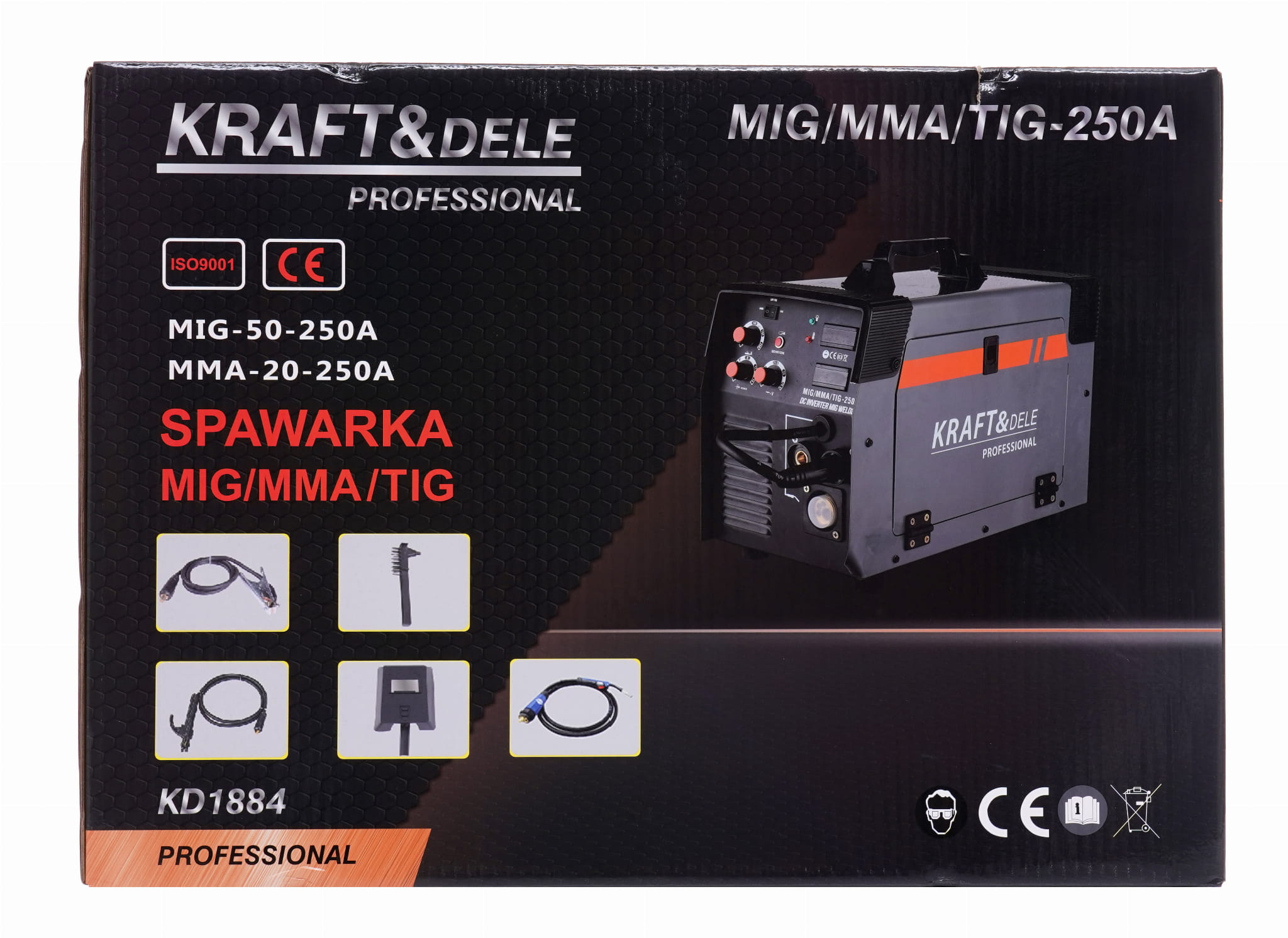 MIG/MMA/TIG WELDER-250A KD1884 (E4)