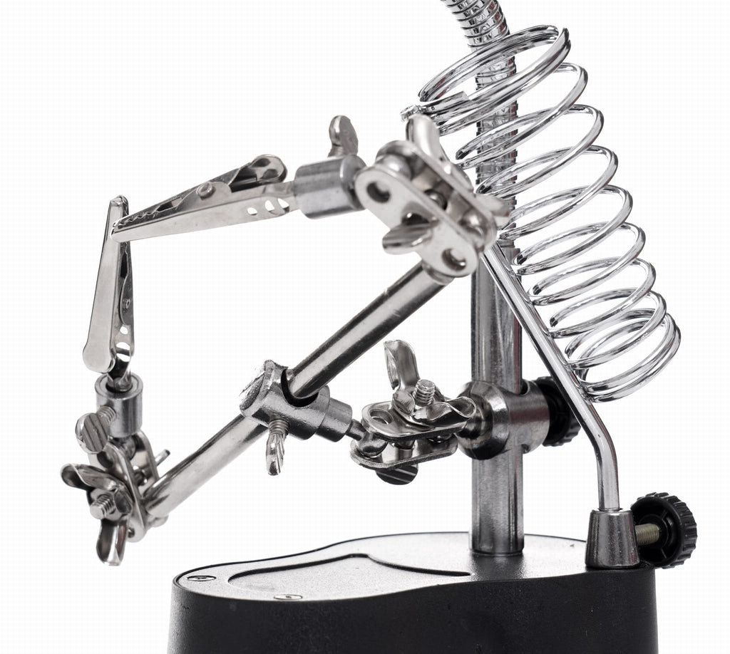 KOLMAS KÄSI - Jootmise suurendusklaasiga hoidik KD10455