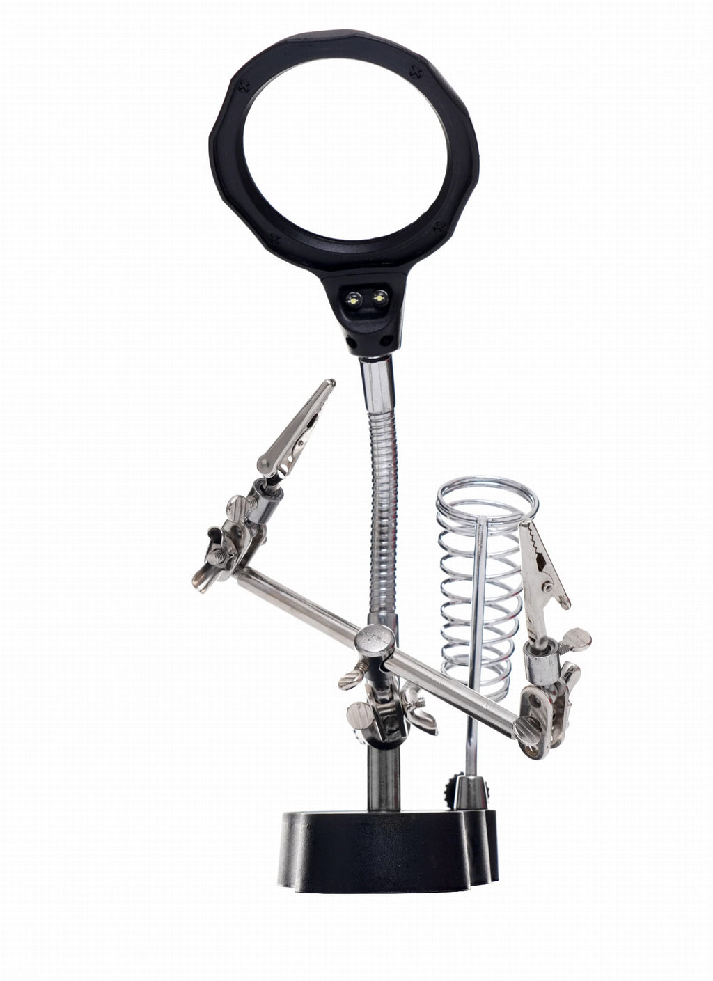 KOLMAS KÄSI - Jootmise suurendusklaasiga hoidik KD10455