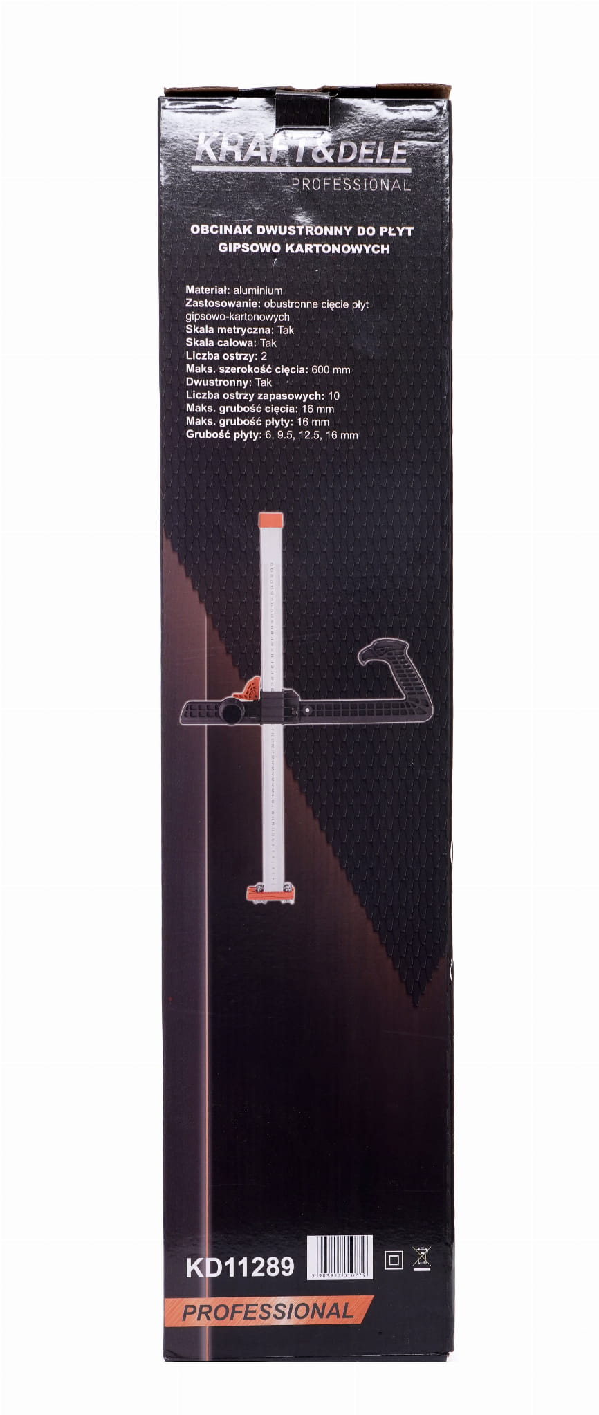 KRAFT&DELE kahepoolne kipsplaadilõikur 600 mm KD11289