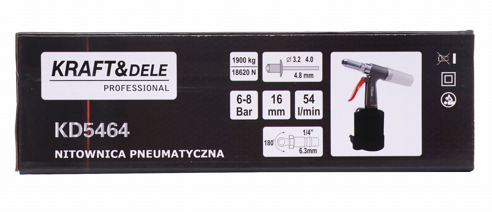 PNEUMATIC RIVETER 16MM KD5464