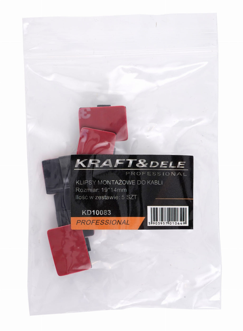CABLE MOUNTING CLIPS 5PCS KD10083