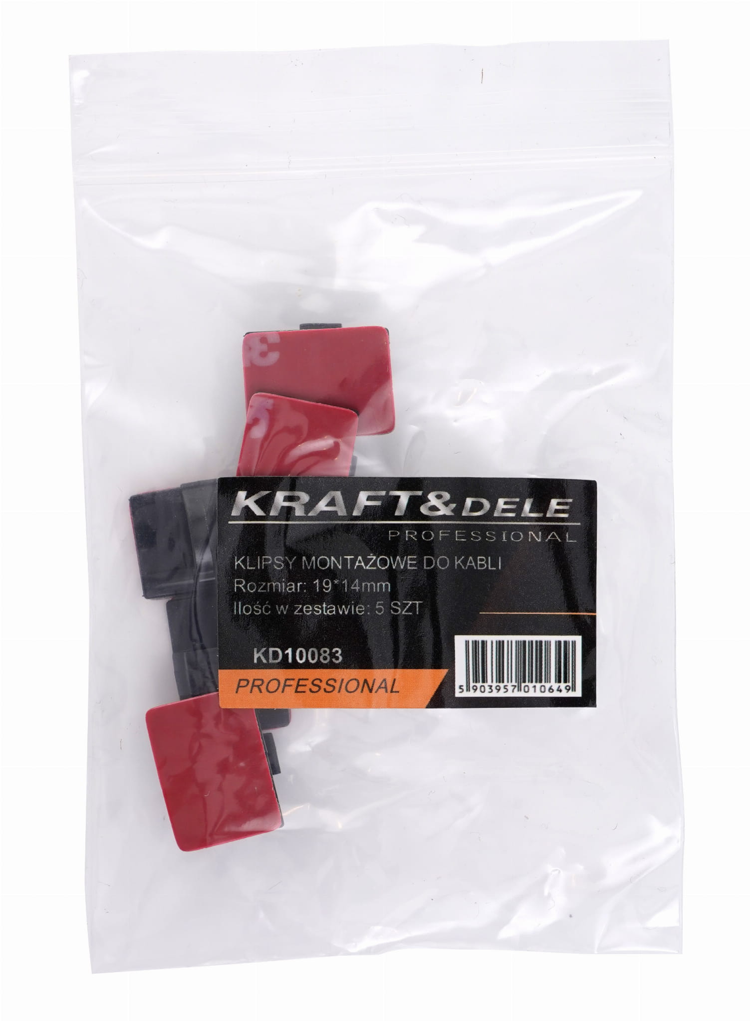 CABLE MOUNTING CLIPS 5PCS KD10083