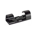 ORGANIZER FOR CABLES ON TAPE 20PCS. BLACK KD10081 (VB13)