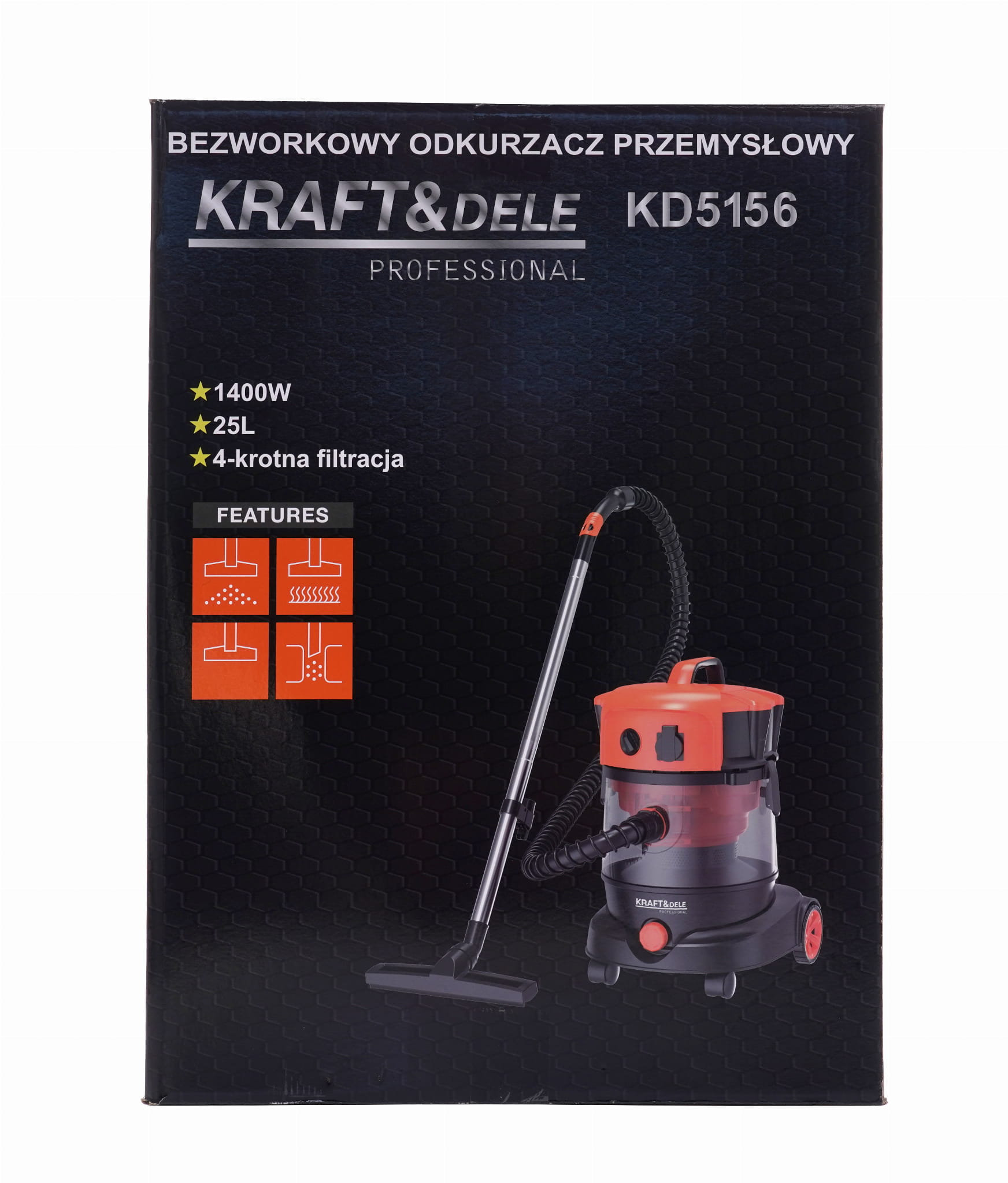 BAGLESS INDUSTRIAL VACUUM CLEANER KD5156