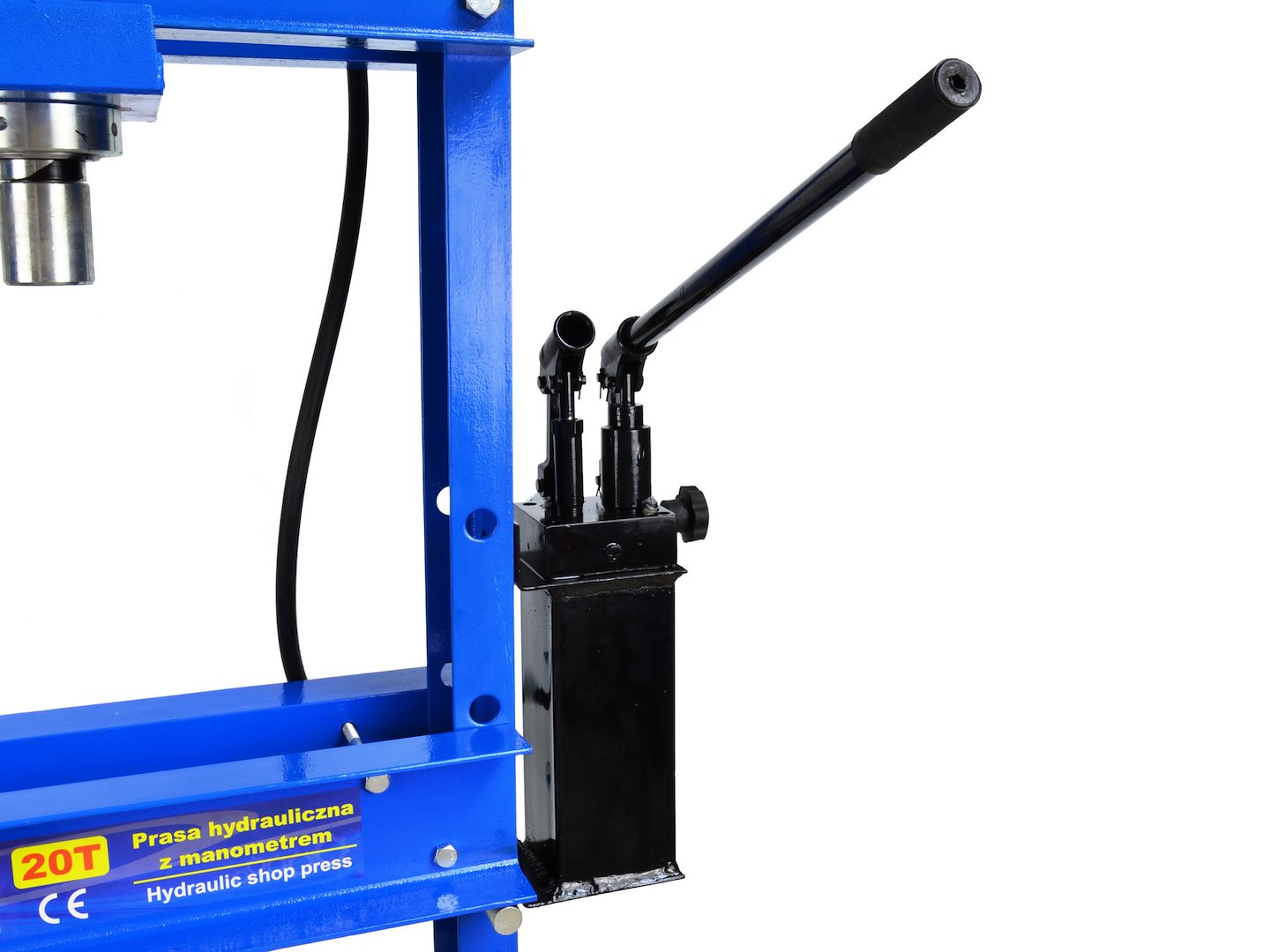 20 Tonne Hydraulic Shop Press with 2-Speed Hand Pump and Gauge