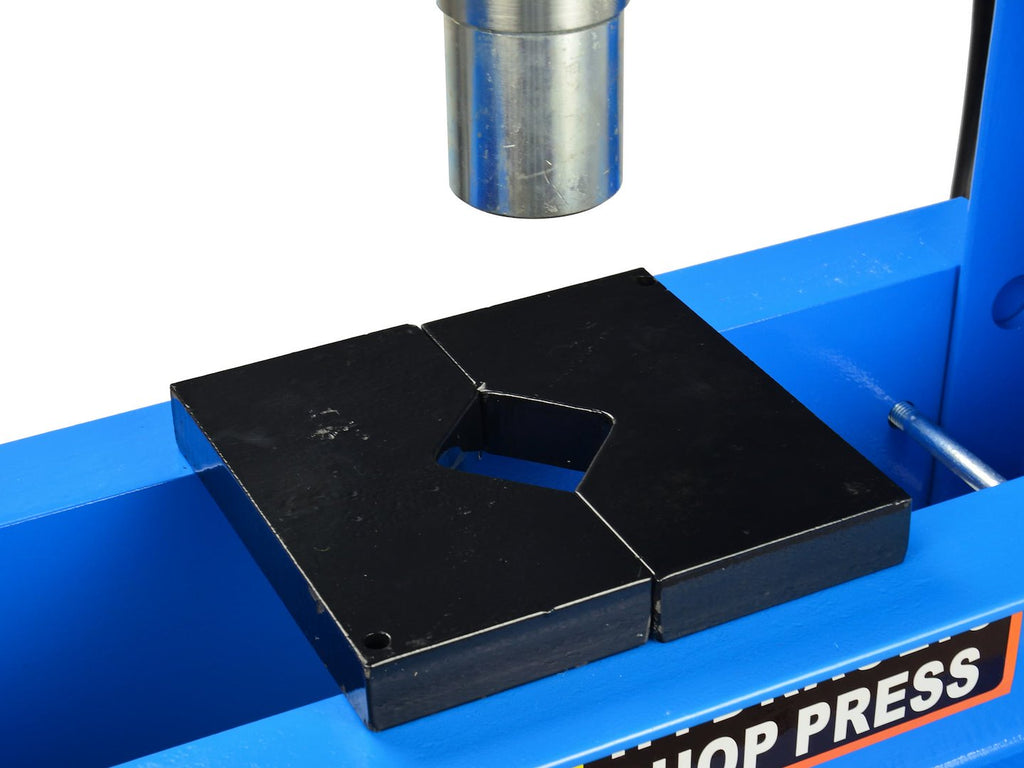 30 tonne Shop Press with 2-Speed Hand Pump and Gauge