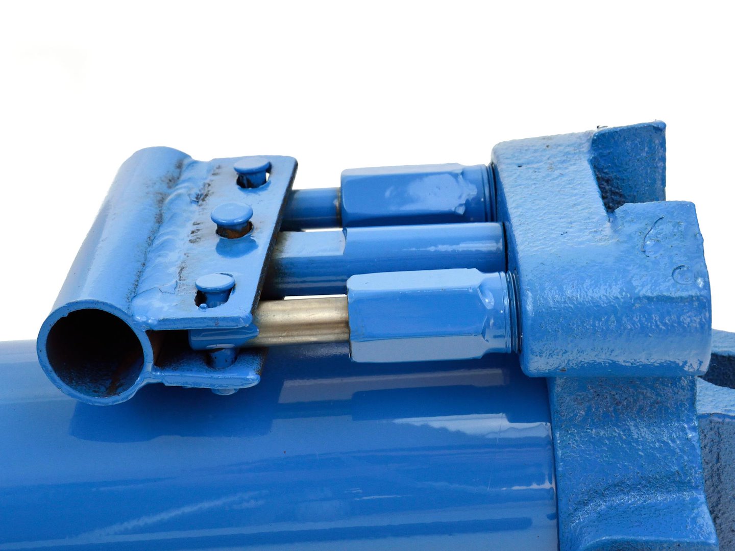 8 ton long hydraulic ram for shop crane and engine hoist