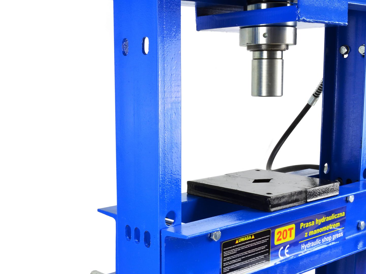 20-tonne Hydraulic Foot-Operated Shop Press with Gauge
