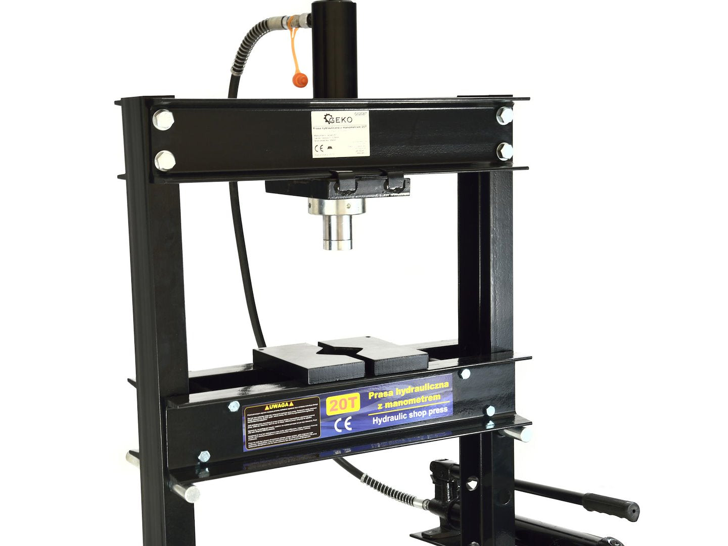 20 Tonne Hydraulic Shop Press with Gauge