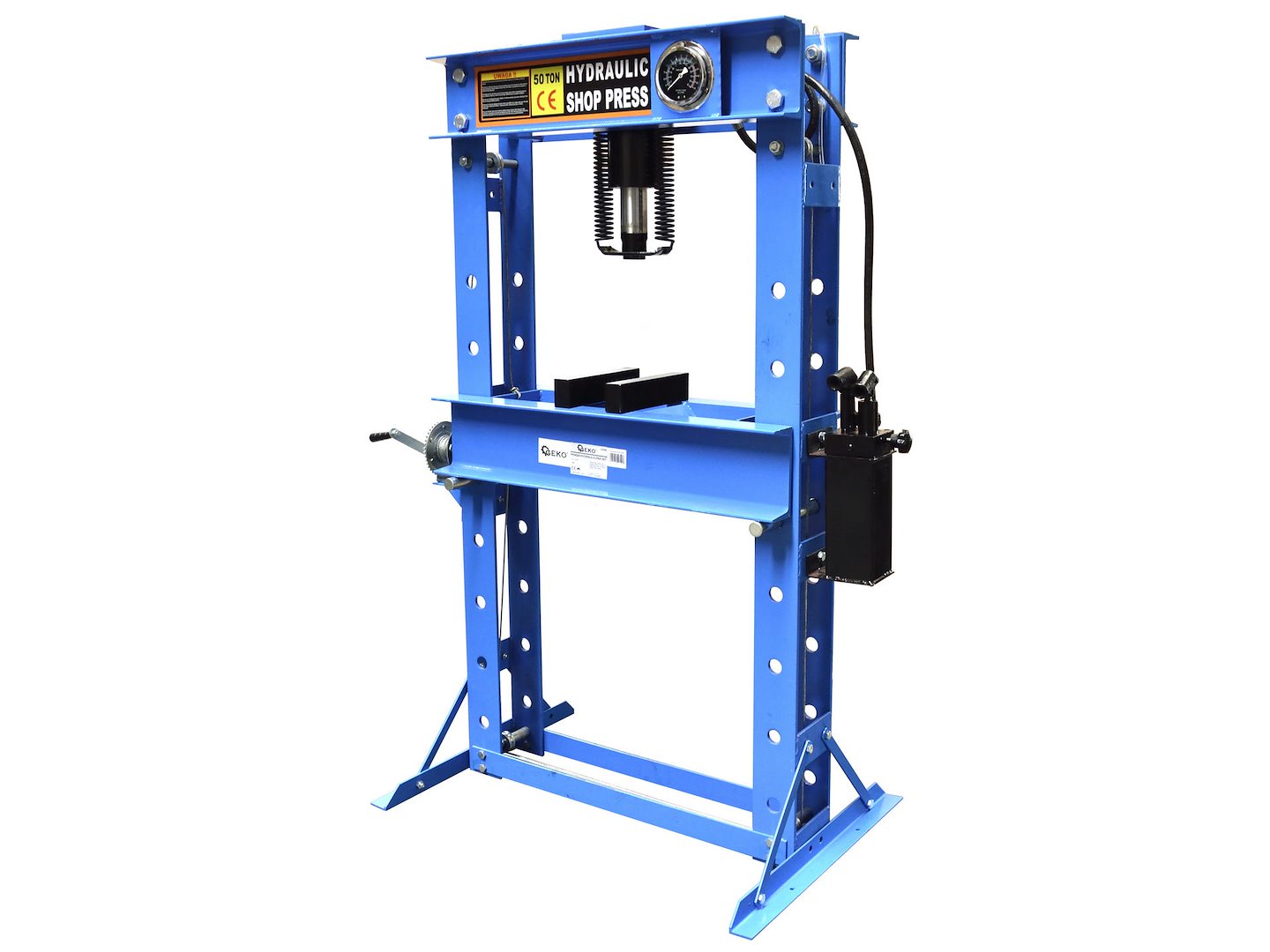 50 Ton Hydraulic Shop Press with Gauge