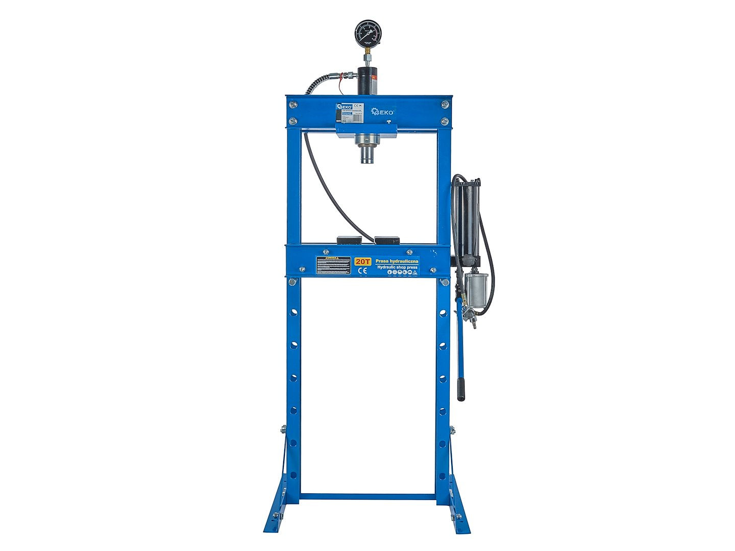 20 Ton Air/Hydraulic Shop Press with Gauge