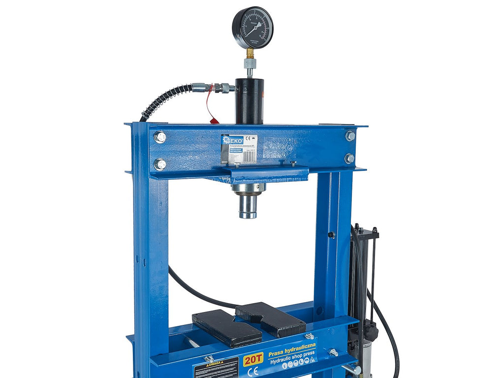 20 Ton Air/Hydraulic Shop Press with Gauge