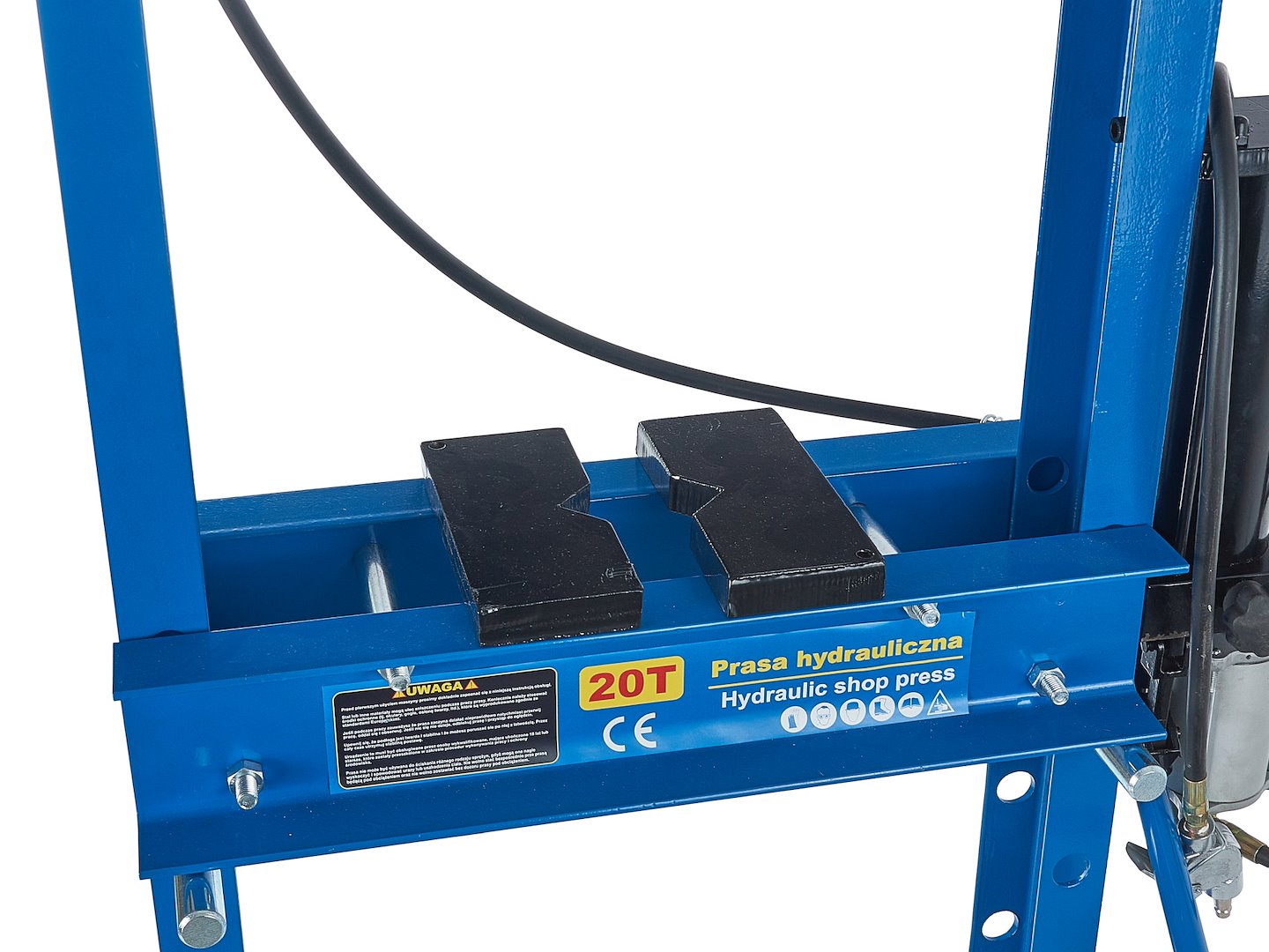 20 Ton Air/Hydraulic Shop Press with Gauge