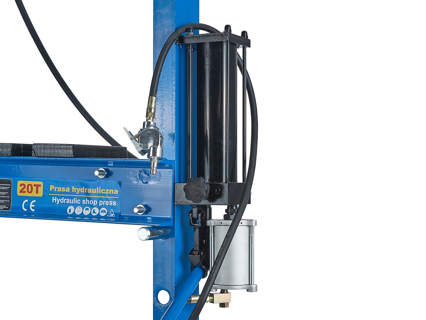 20 Ton Air/Hydraulic Shop Press with Gauge