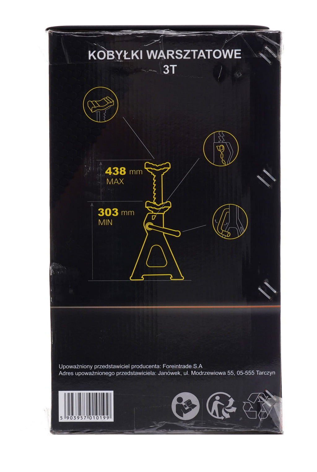 CAR JACK STANDS 3T 303-438MM KD3183