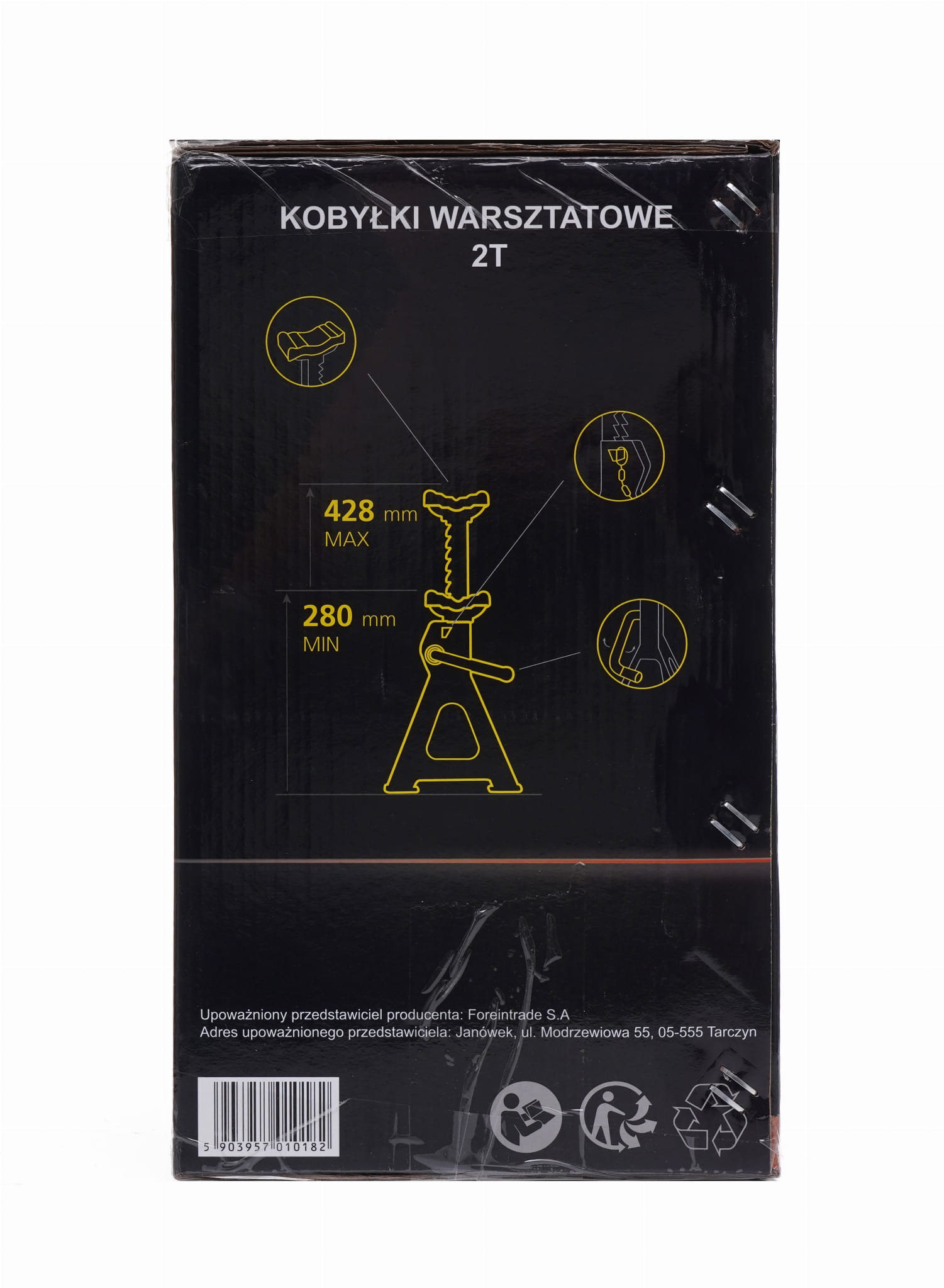 AUTOTÕSTUKI ALUSED 2T 280-428MM KD3182