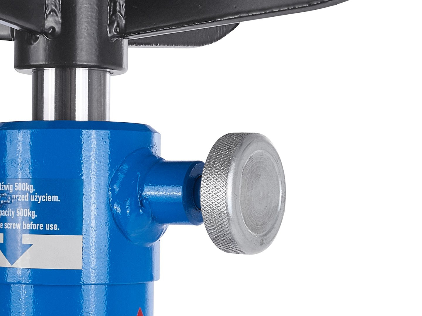 GEKO 500kg Vertical Hydraulic Transmission Gearbox Jack with Foot Pump