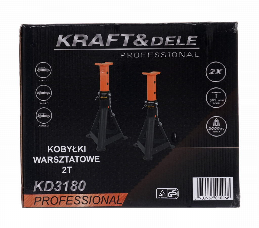 CAR JACK STANDS 2T 265-365MM KD3180