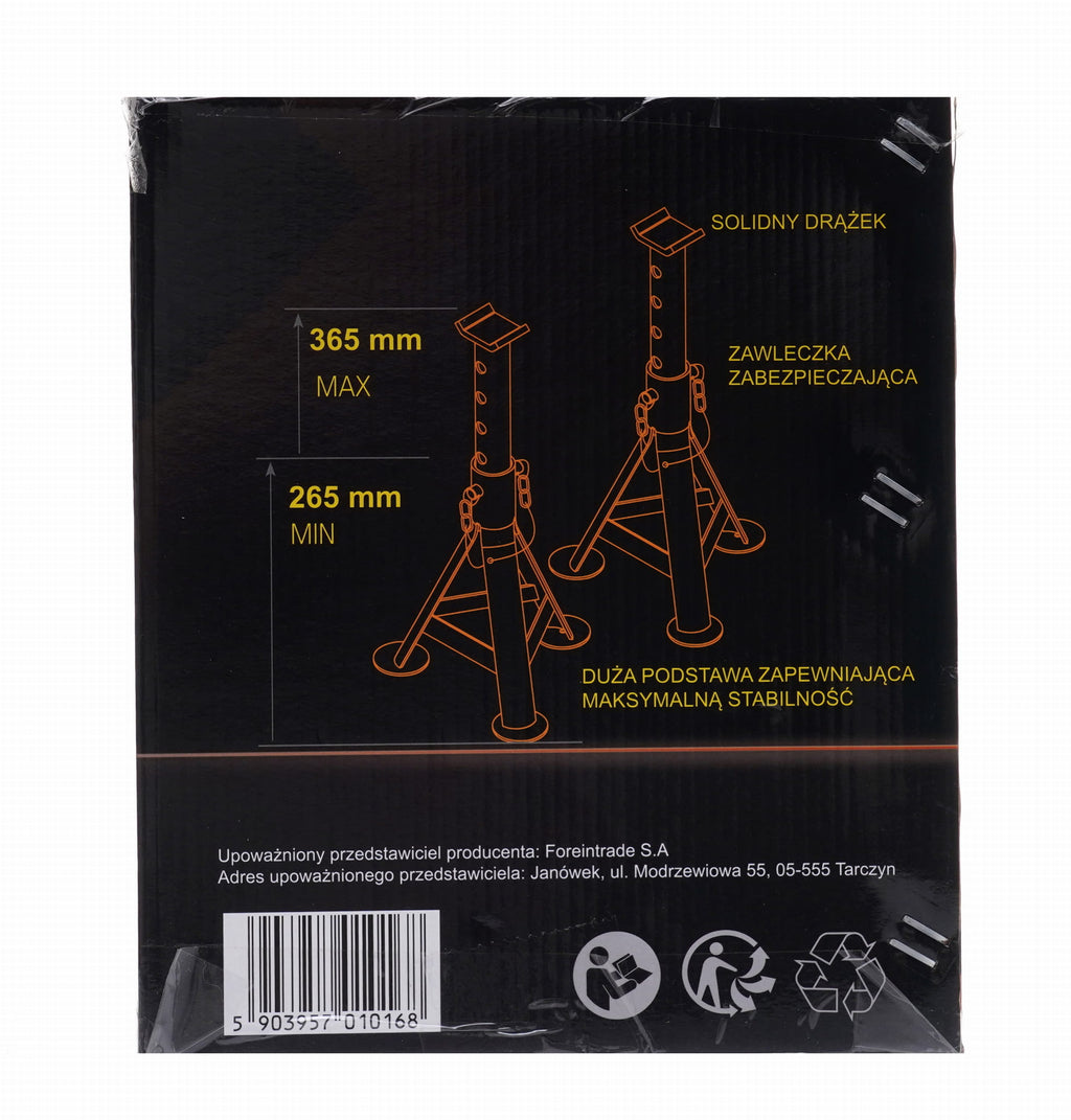 CAR JACK STANDS 2T 265-365MM KD3180