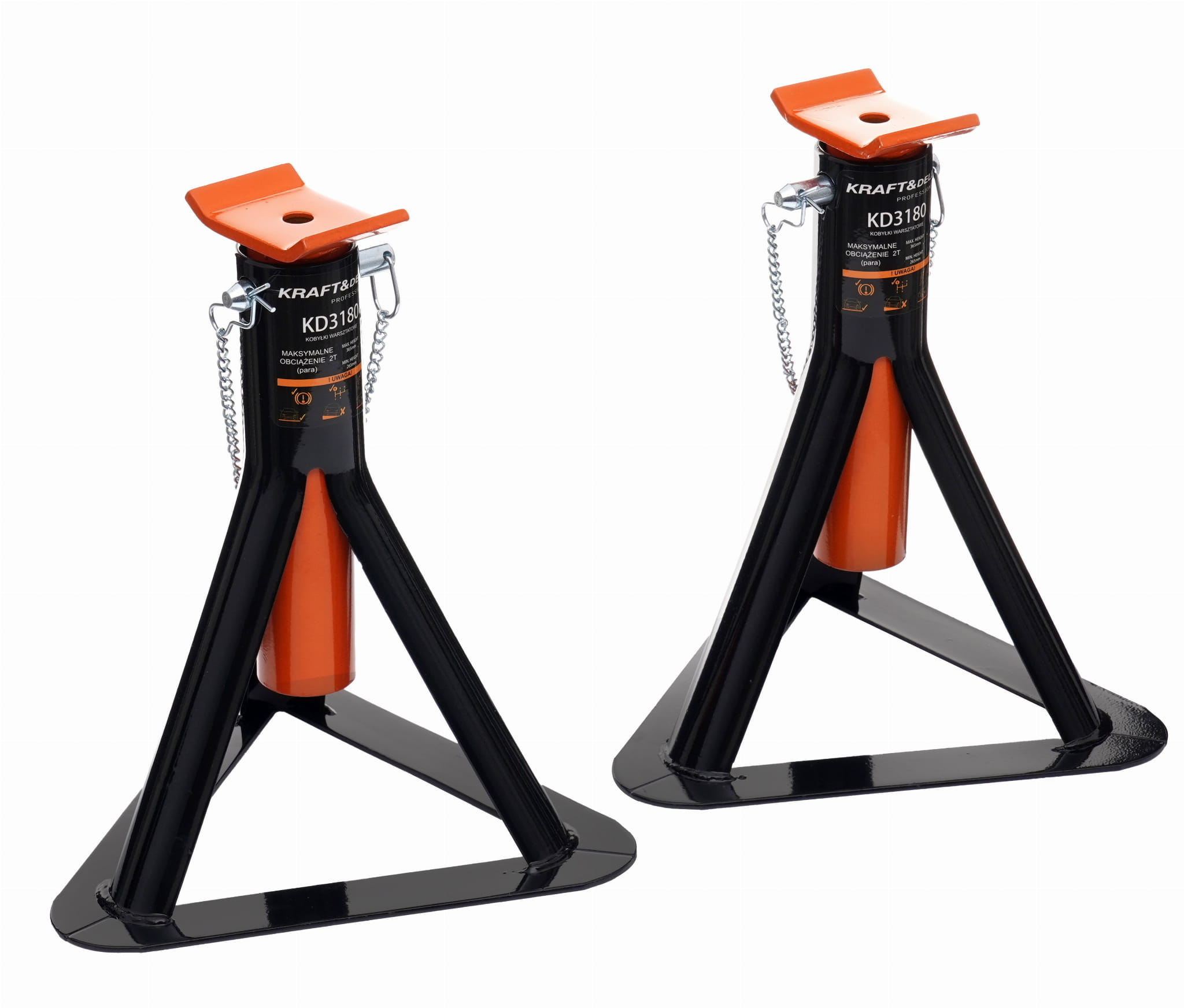 CAR JACK STANDS 2T 265-365MM KD3180