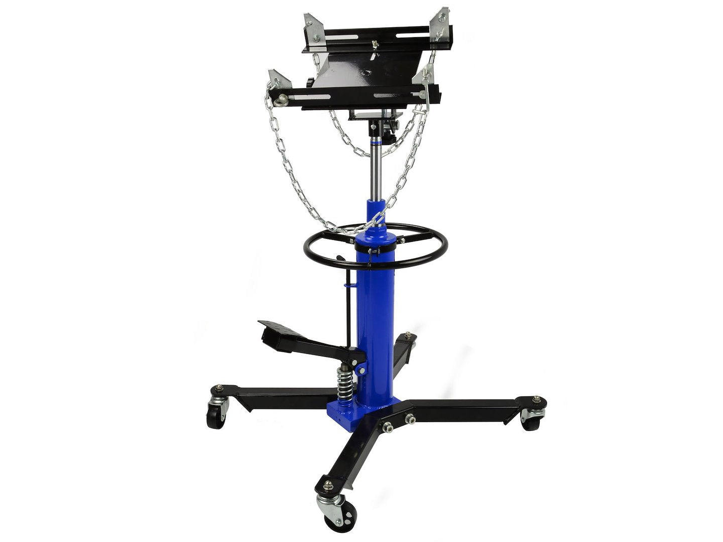 500 kg 2-Stage Hydraulic Transmission Jack with Foot Pump