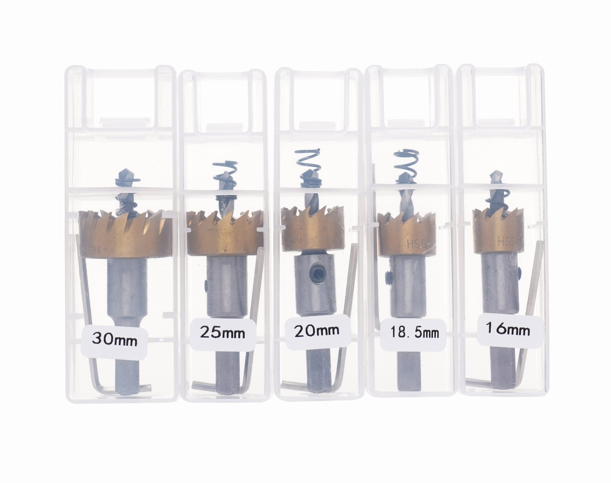 SET OF TUNGSTEN CARBIDE DRILL BITS FOR METAL/WOOD KD10870