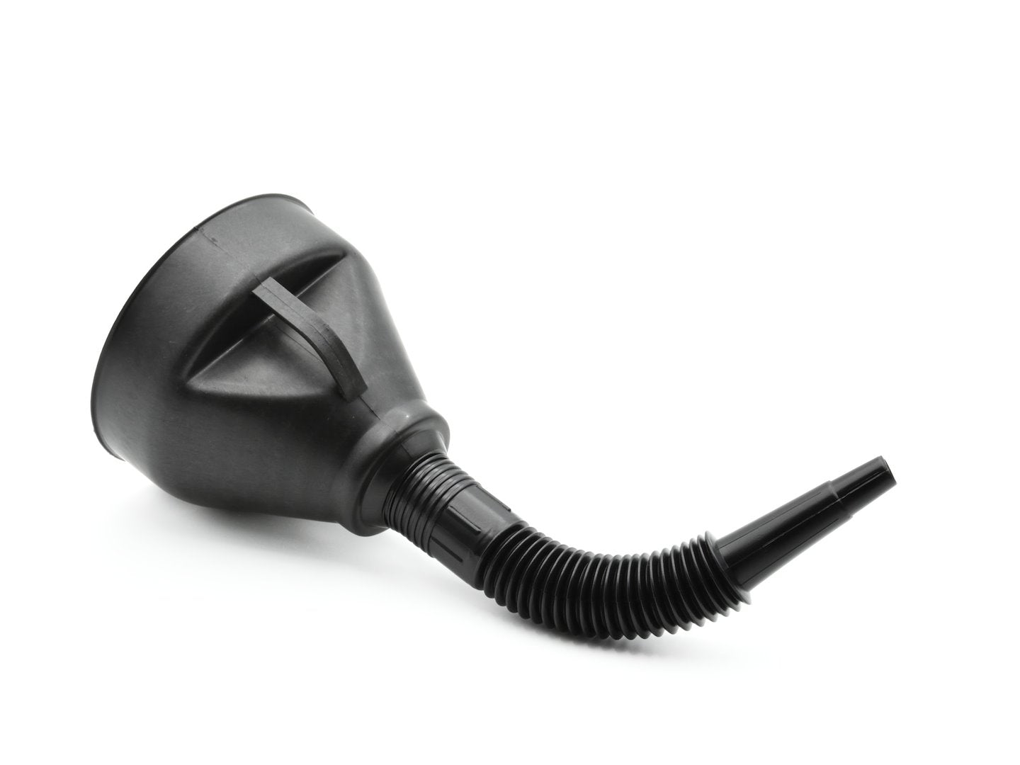 Oil funnel with strainer