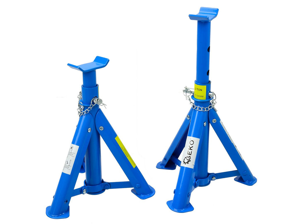 Foldable Axle Stands (Pair) 2 tonne