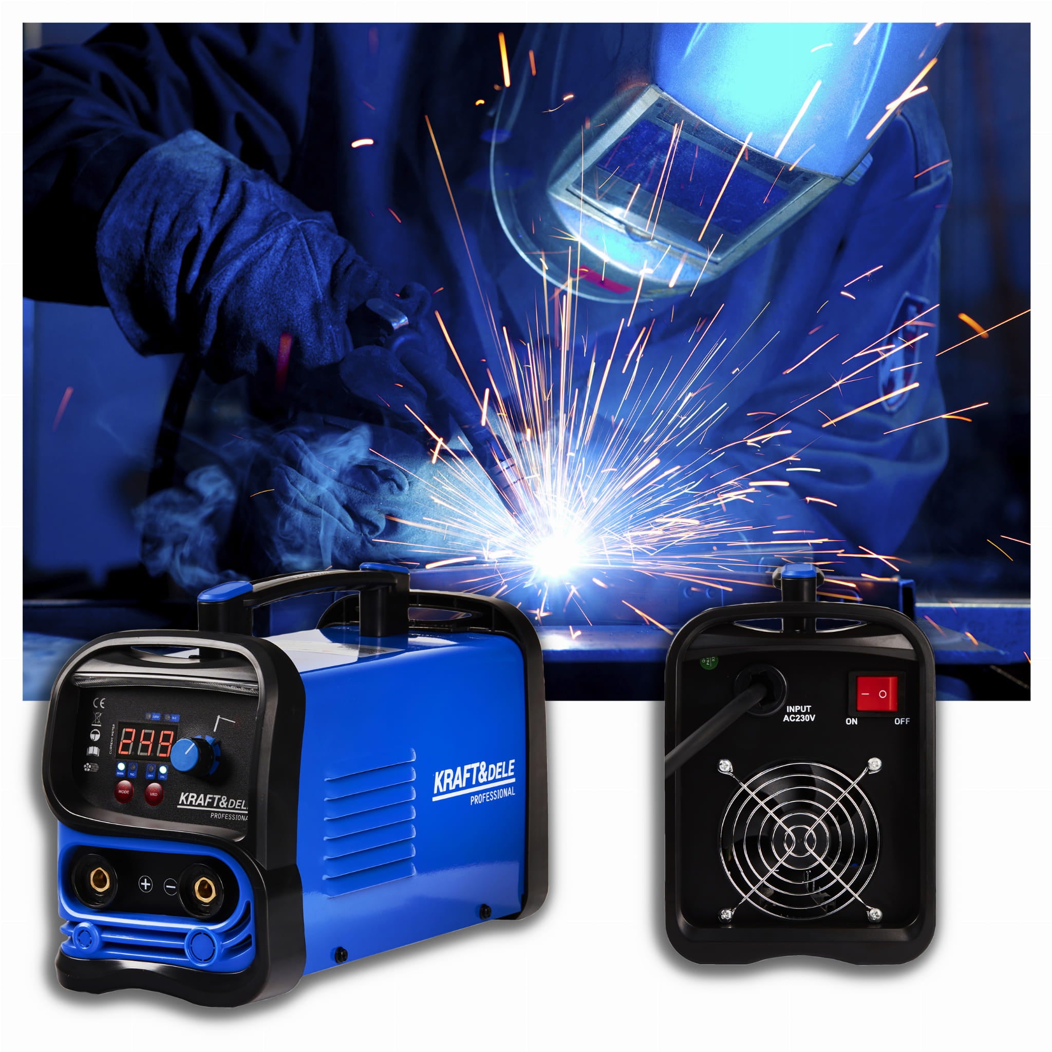 IGBT/MMA/LIFT/TIG 350A keevitusaparaat KD1880 (D19)