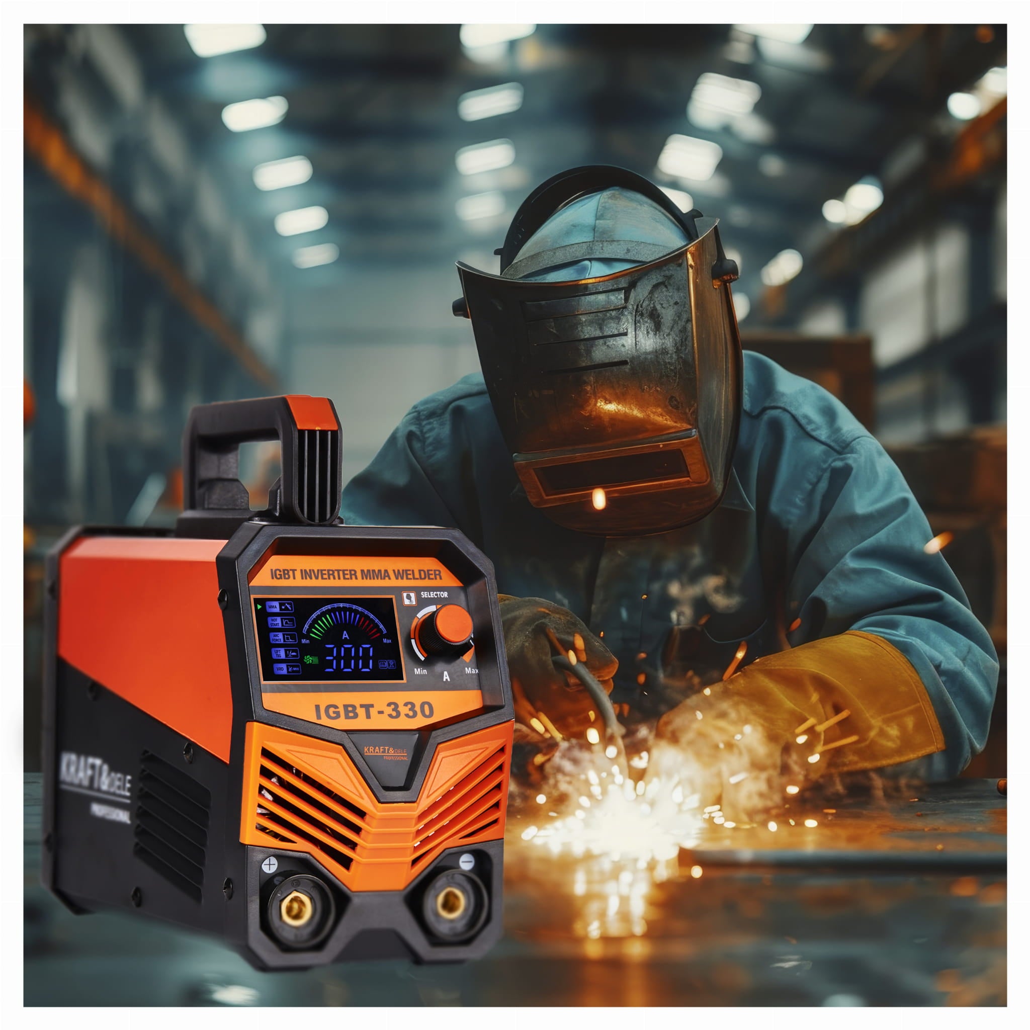 IGBT/MMA/LIFT/TIG 330A WELDER KD1878