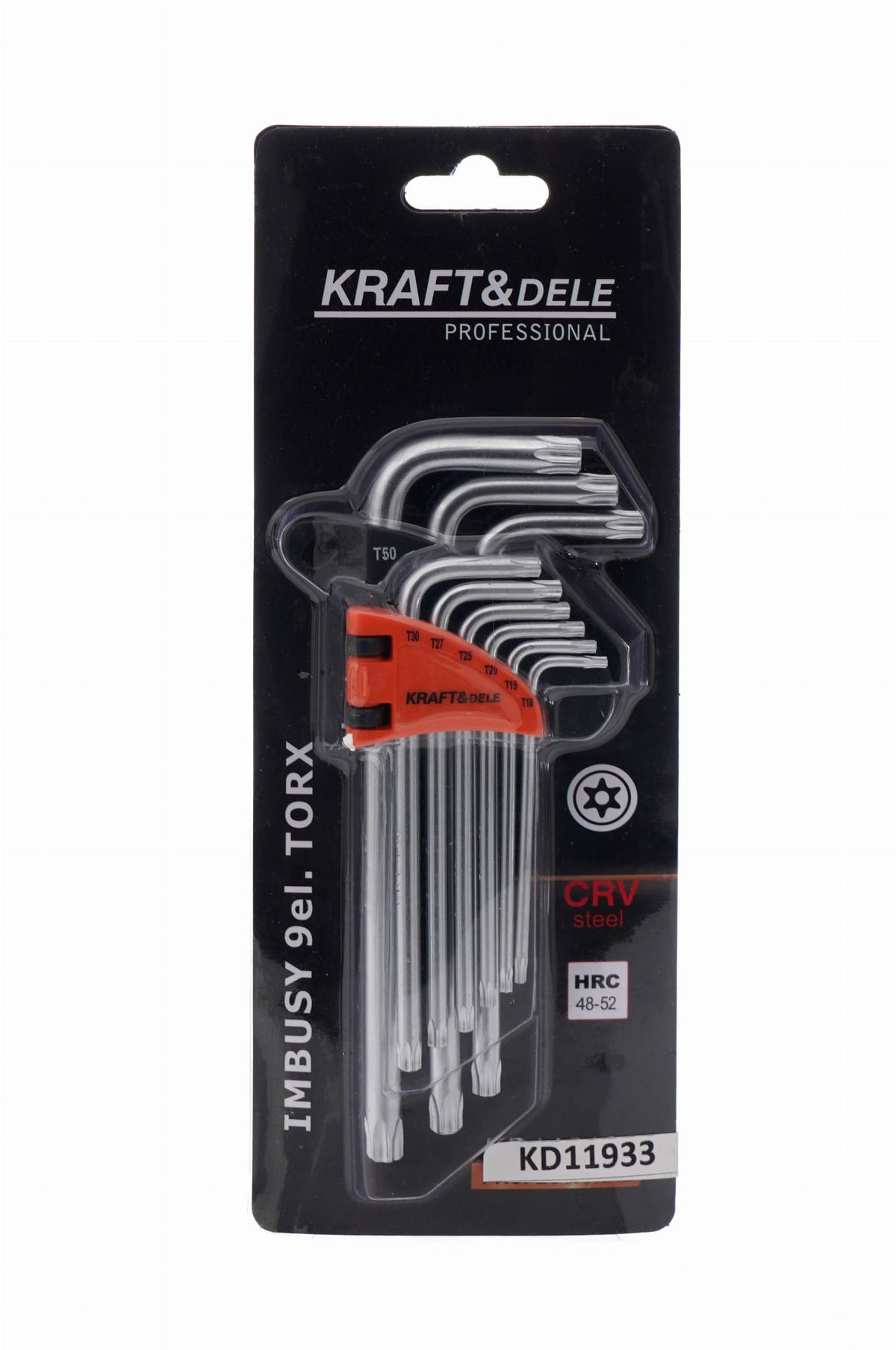 6 komplekti pika varrega Torx-võtmeid, 9 tk komplektis KD11933