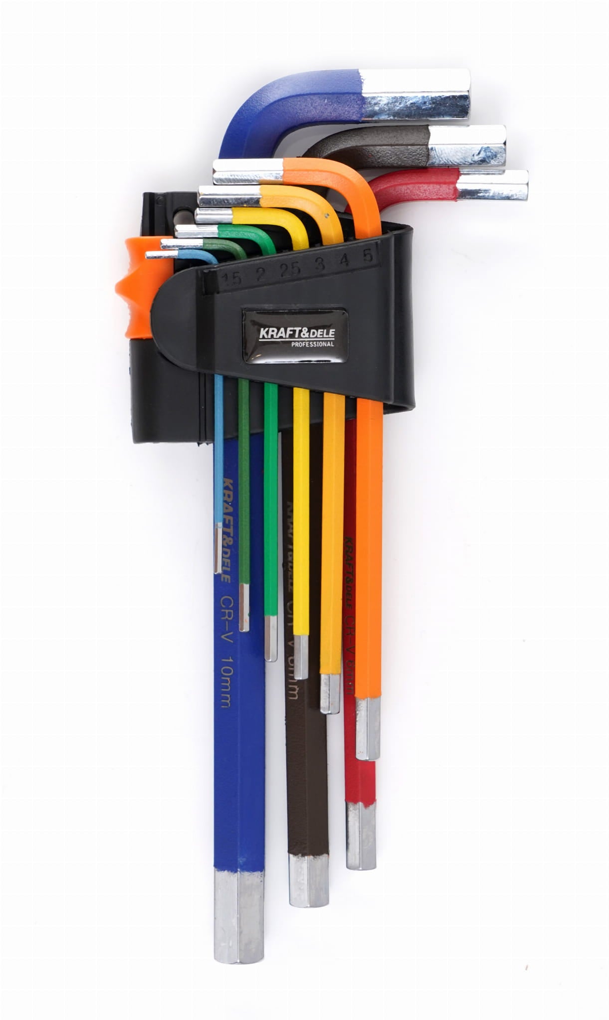 SET OF COLORED HEX ALLEN KEYS 9 PCS. KD11931 (VC13)