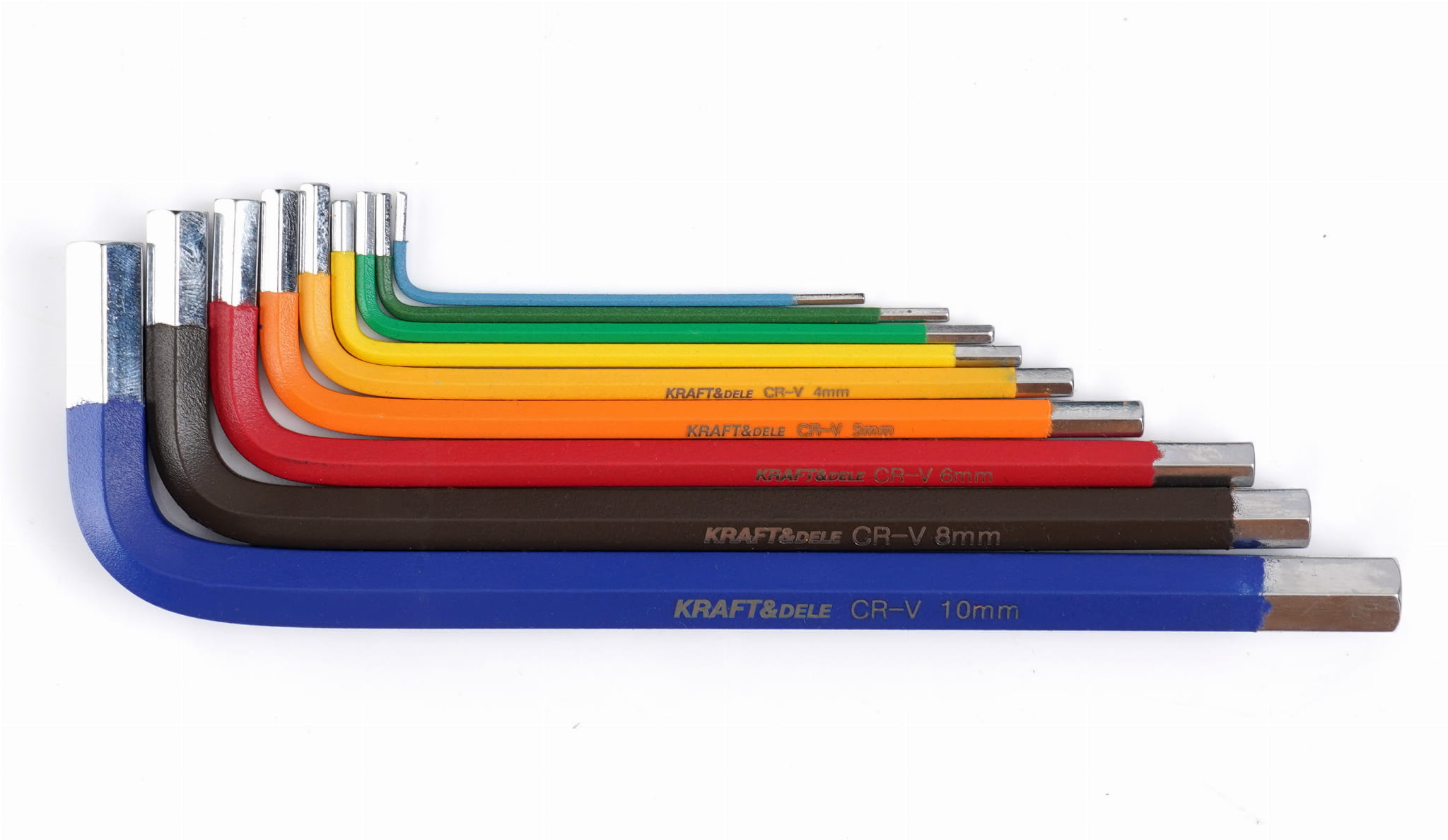 SET OF COLORED HEX ALLEN KEYS 9 PCS. KD11931 (VC13)