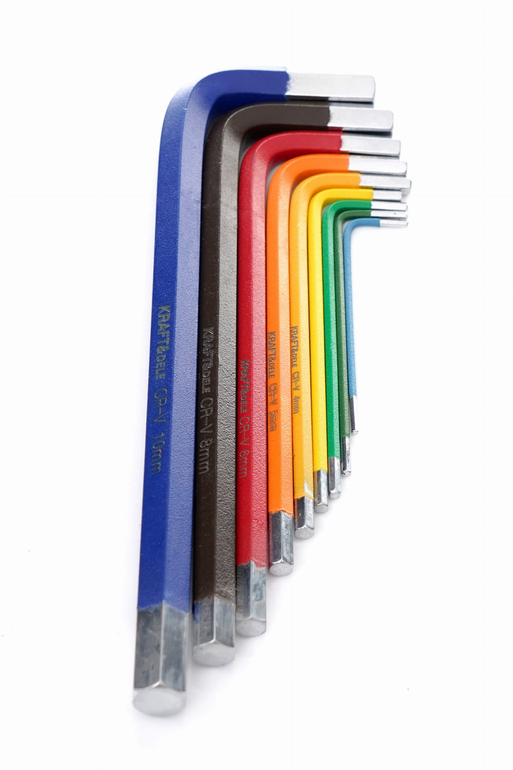 SET OF COLORED HEX ALLEN KEYS 9 PCS. KD11931 (VC13)