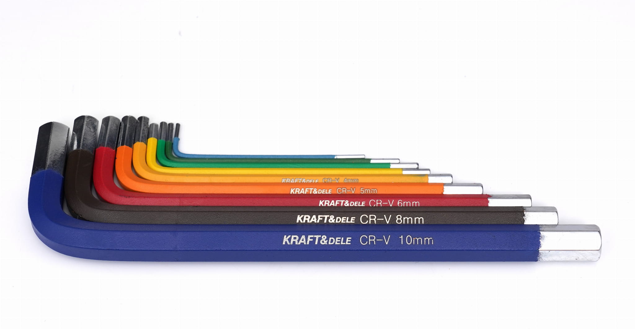 SET OF COLORED HEX ALLEN KEYS 9 PCS. KD11931 (VC13)