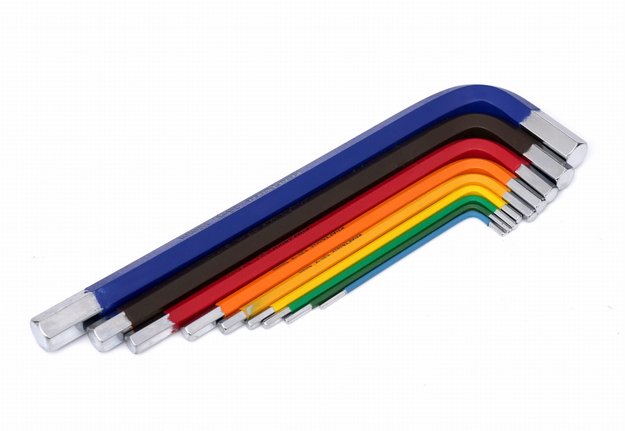 SET OF COLORED HEX ALLEN KEYS 9 PCS. KD11931 (VC13)