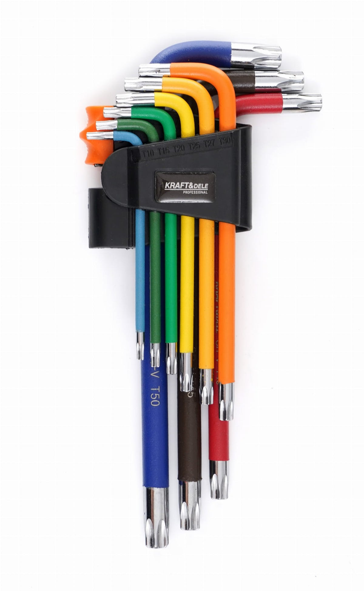 Värviliste auguga Torx-võtmete komplekt 9 tk KD11930 (VD13)