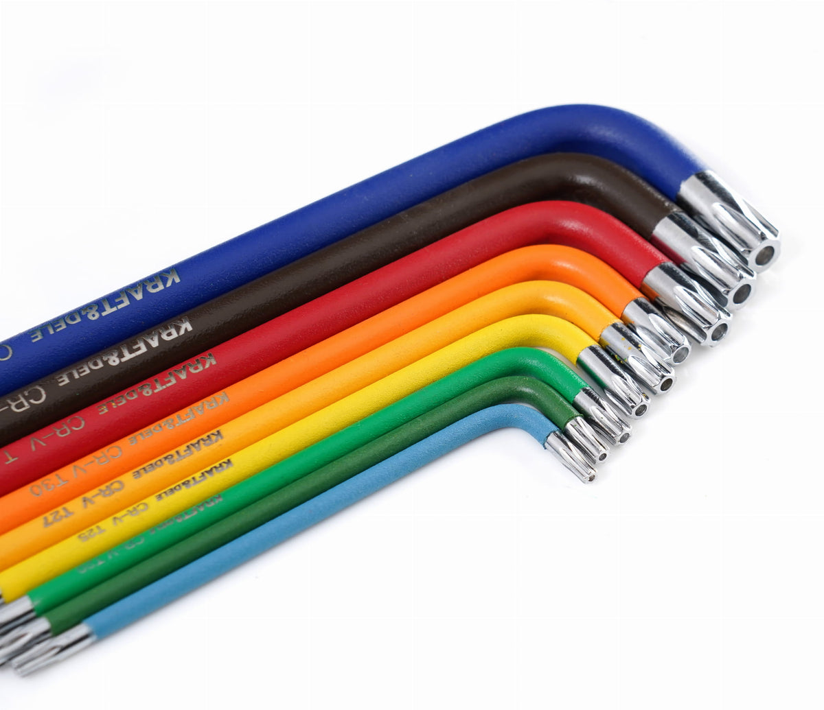 Värviliste auguga Torx-võtmete komplekt 9 tk KD11930 (VD13)