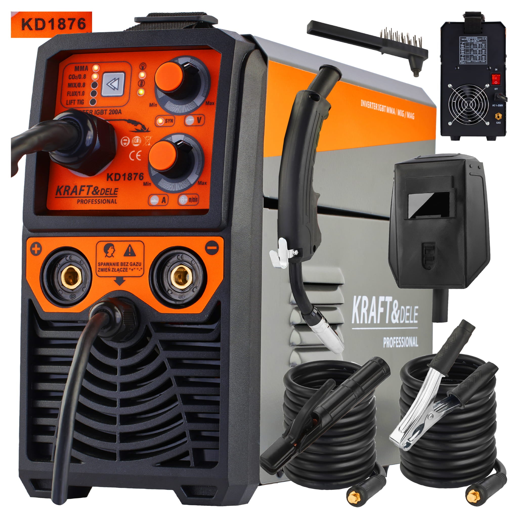 MIG/MAG/MMA/FLUX WELDER KD1876